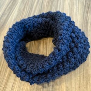 H&M Navy Knit Infinity Scarf